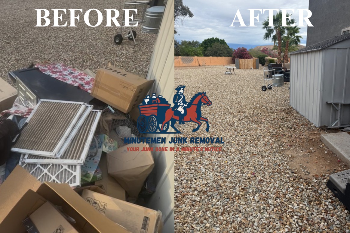 Side yard cleanout West Valley